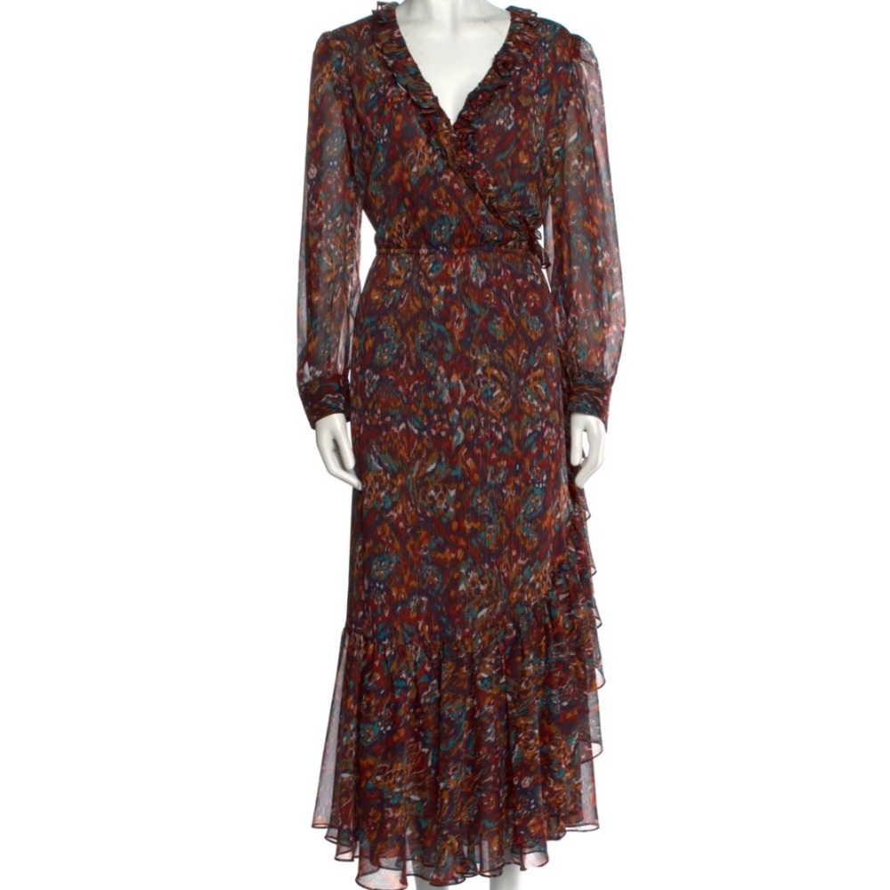 Misa Los Angeles Long Sleeve Maxi Dress